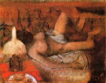 Edgar Degas : Reclining Nude